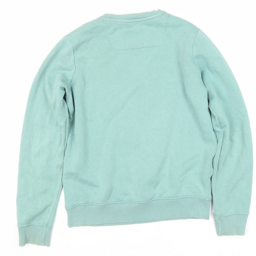 Threadbare Men's Green Crew Neck Sweatshirt S