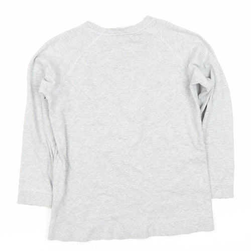 Stella McCartney Girls Grey Pullover Sweatshirt 12Y Animal Print