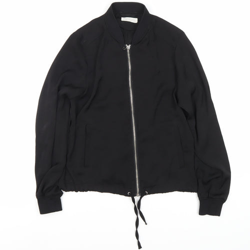 H&M Unisex Kids Black Basic Jacket M with Full Zip
