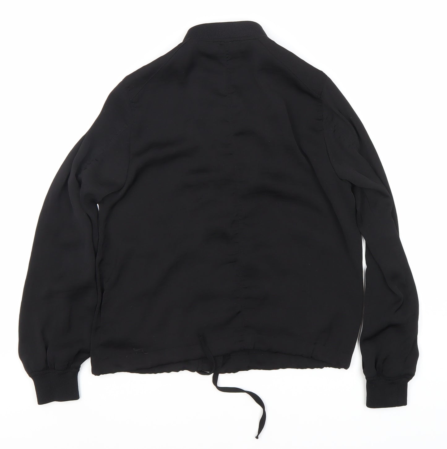 H&M Unisex Kids Black Basic Jacket M with Full Zip
