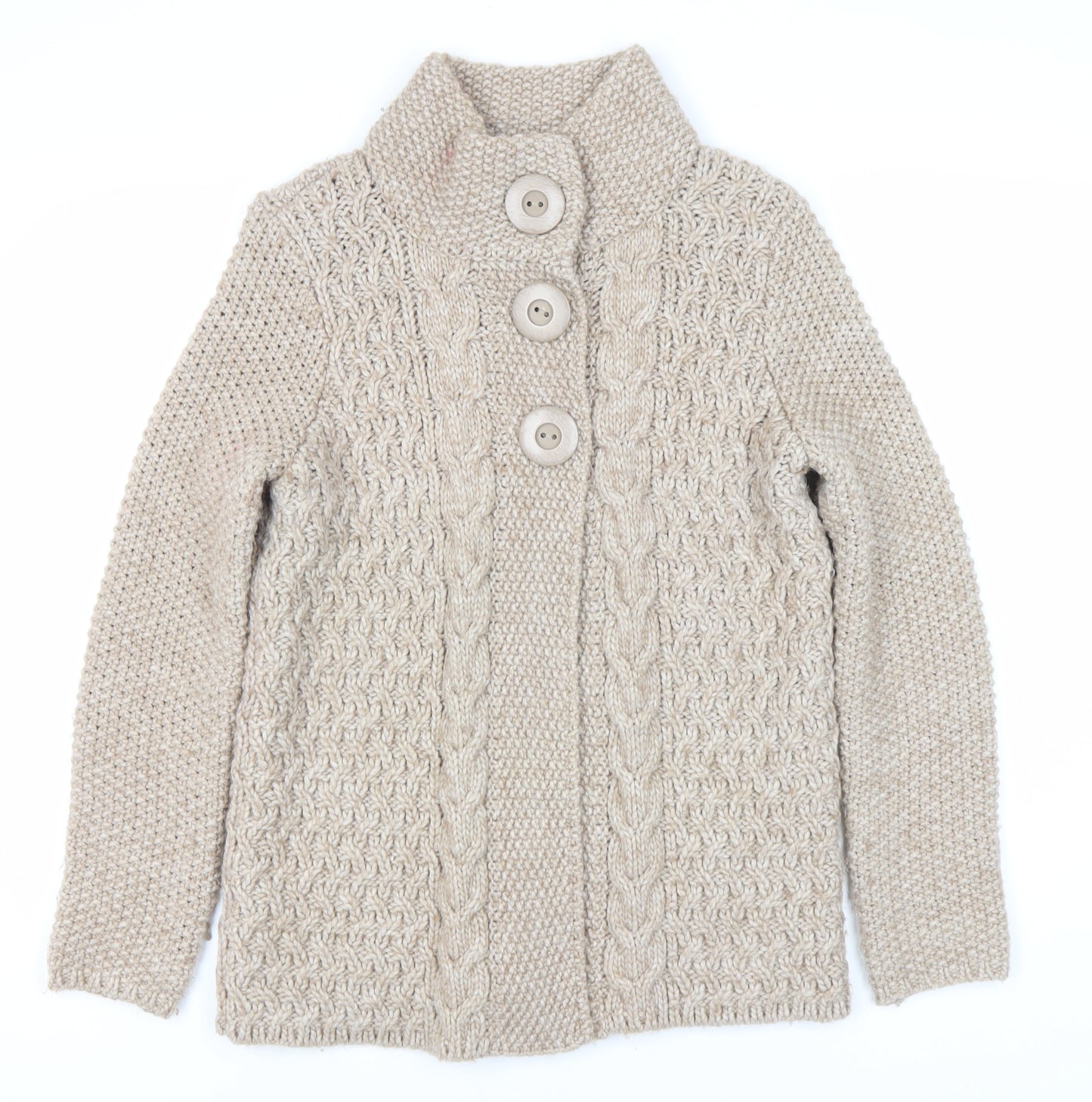 Marks and Spencer Women's Beige Cardigan, Size 14