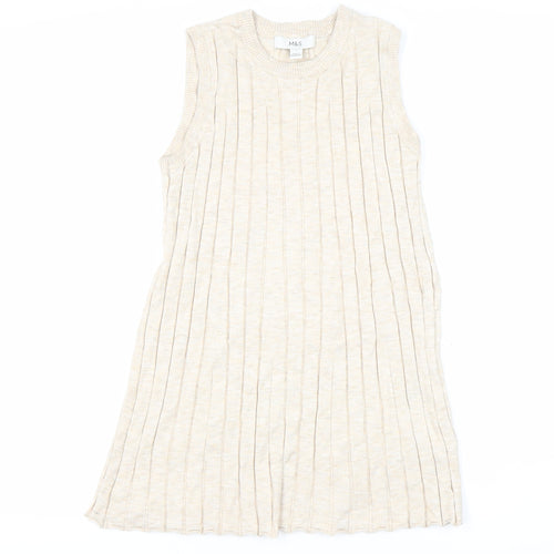 Marks and Spencer Womens Beige Sleeveless Top, Size S