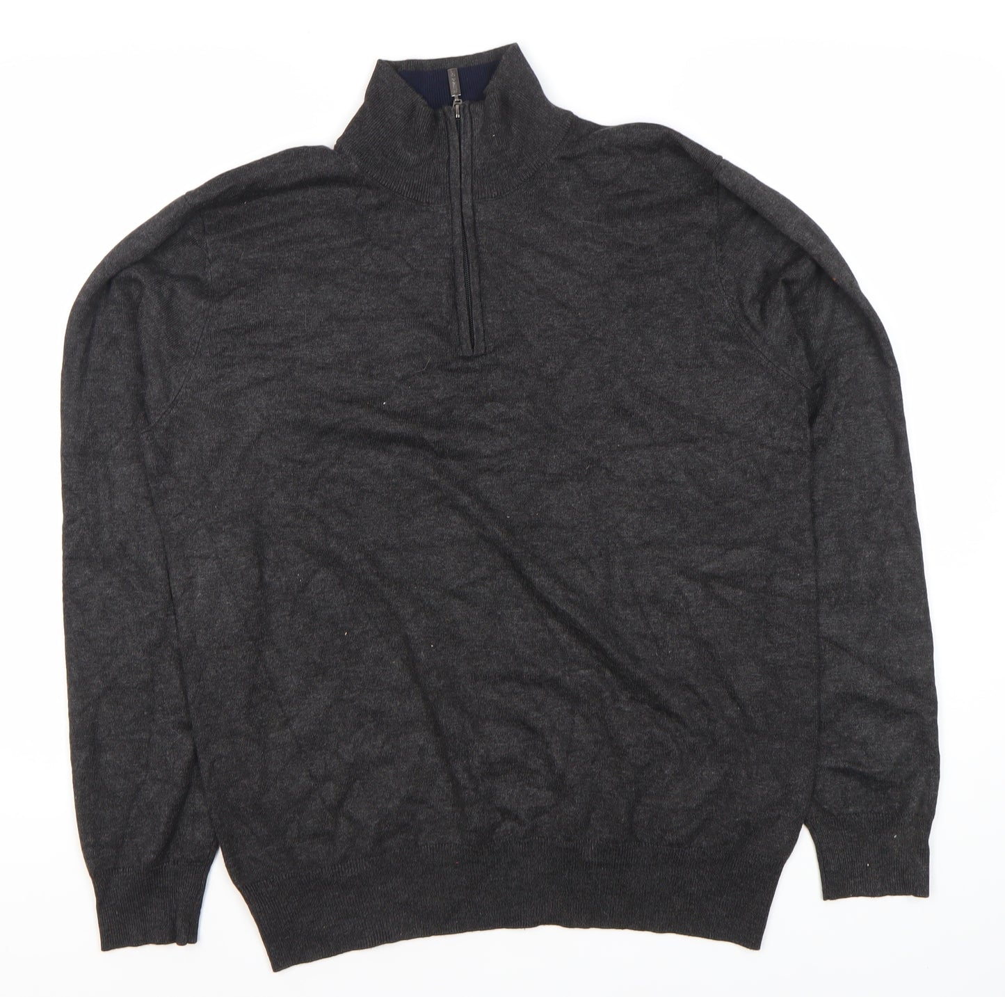 Feraud Jeans Men's Grey Pullover Jumper, Size L