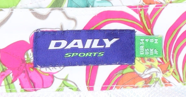 Daily Sports Women's Multicoloured Floral Skirt - Size 12