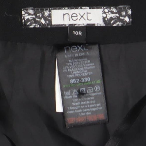 Next Women's Black Flare Skirt, Size 10, Excellent Condition