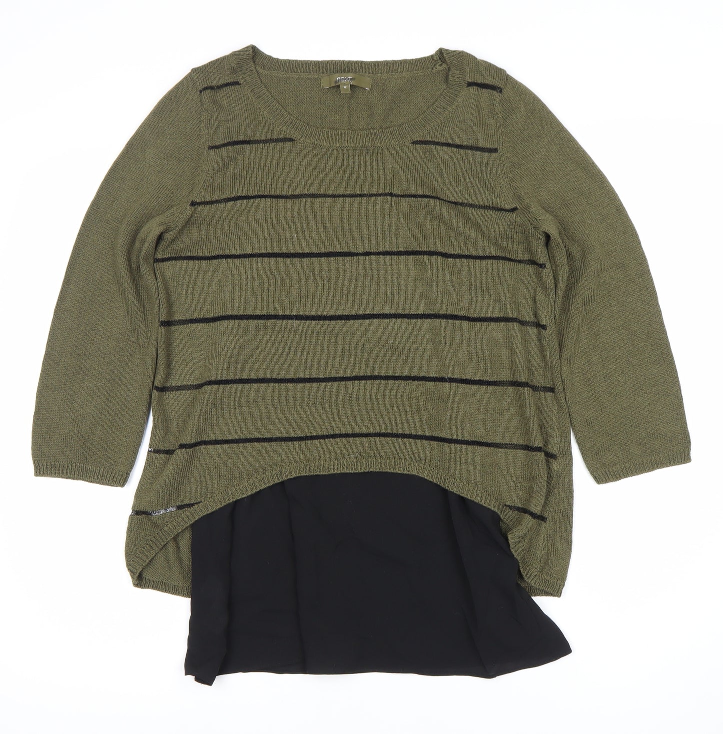 Next Women's Green Pullover Jumper, Size 10