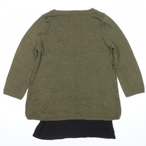 Next Women's Green Pullover Jumper, Size 10
