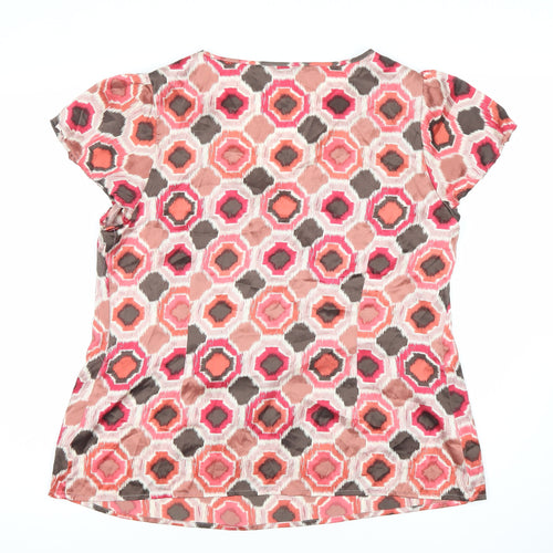 Marks and Spencer Women's Multicoloured Geometric Blouse