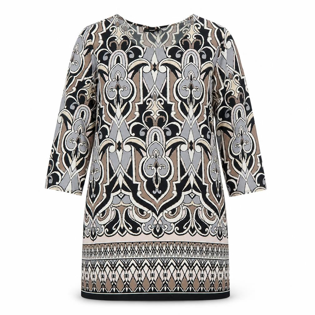 Front view of Wallis Women's Multicoloured Shift Dress, size 14