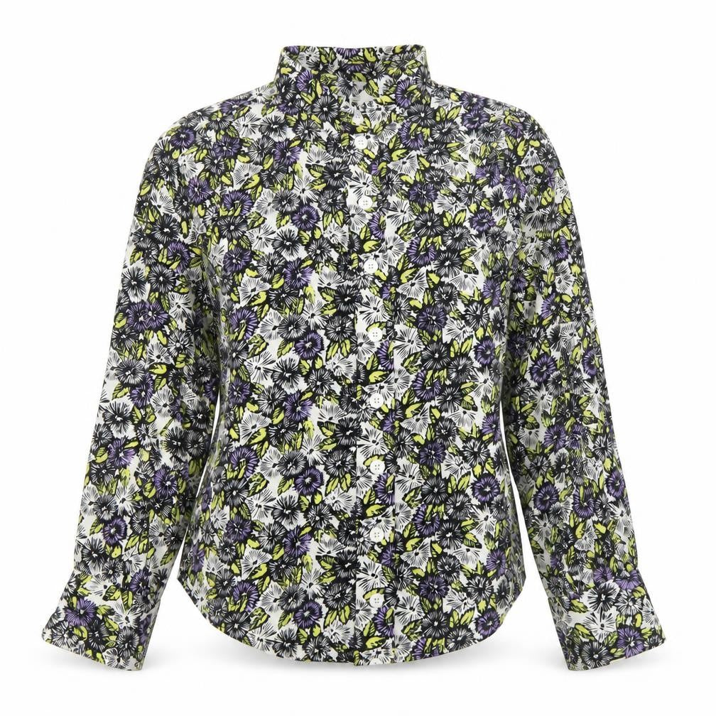 Front view of Next Women's Multicoloured Button-Up Shirt, size 10