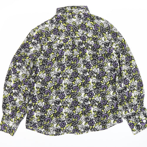 Next Women's Multicoloured Button-Up Shirt, Size 10