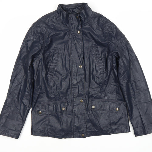 Marks and Spencer Women's Blue Long Sleeve Jacket Size 14