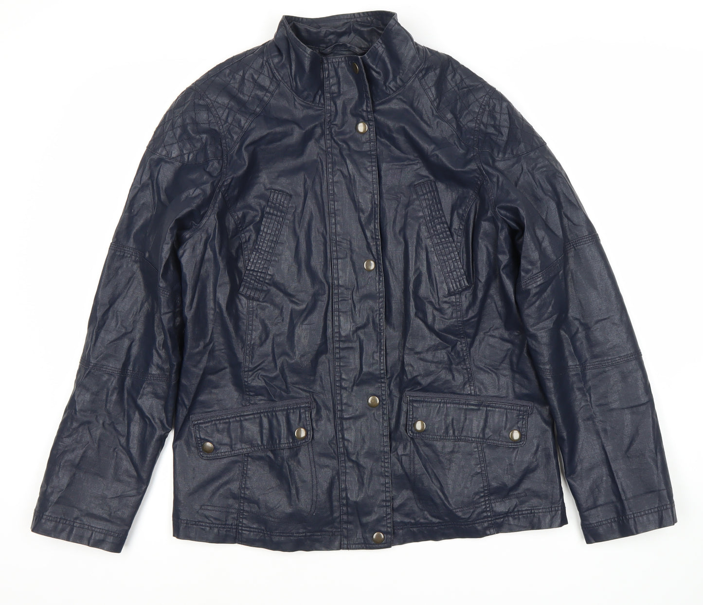 Marks and Spencer Women's Blue Long Sleeve Jacket Size 14