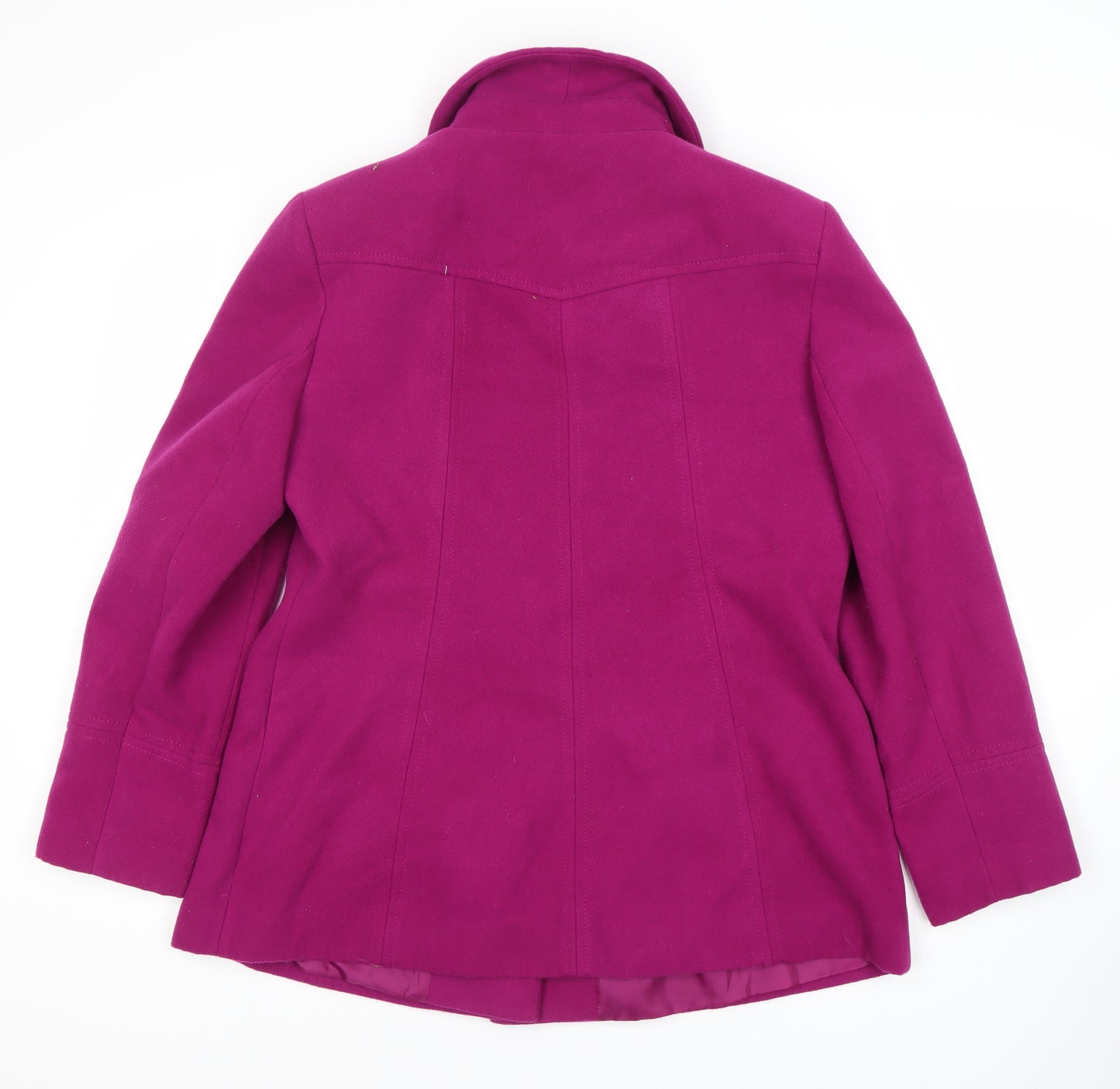 BN Collection Women's Pink Wool Blend Short Coat