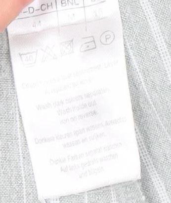 Damart Women's Grey Striped Trousers Size 14