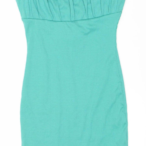 KAIIA Women's Green Size 8 Sleeveless Strappy Dress