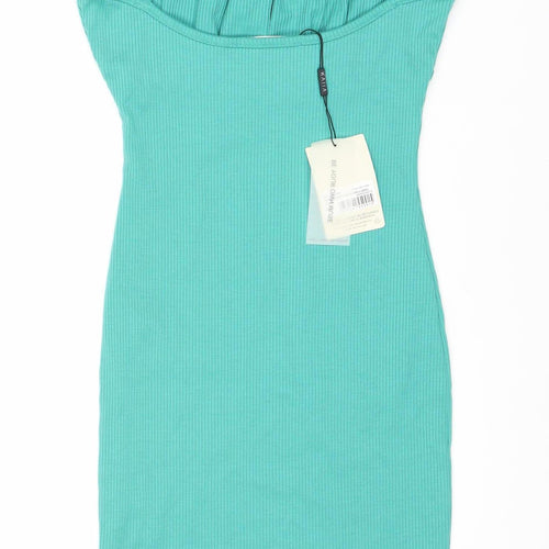 KAIIA Women's Green Size 8 Sleeveless Strappy Dress