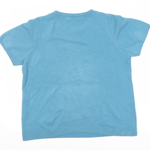 Pure & Natural Blue Women's Jumper Pullover Size 18