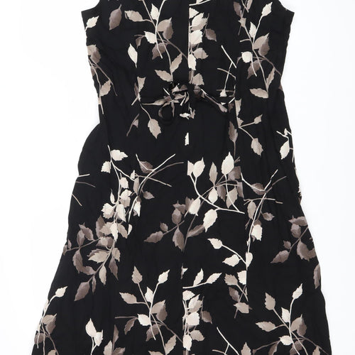 Modern Classics Women's Black Floral Dress Size 16