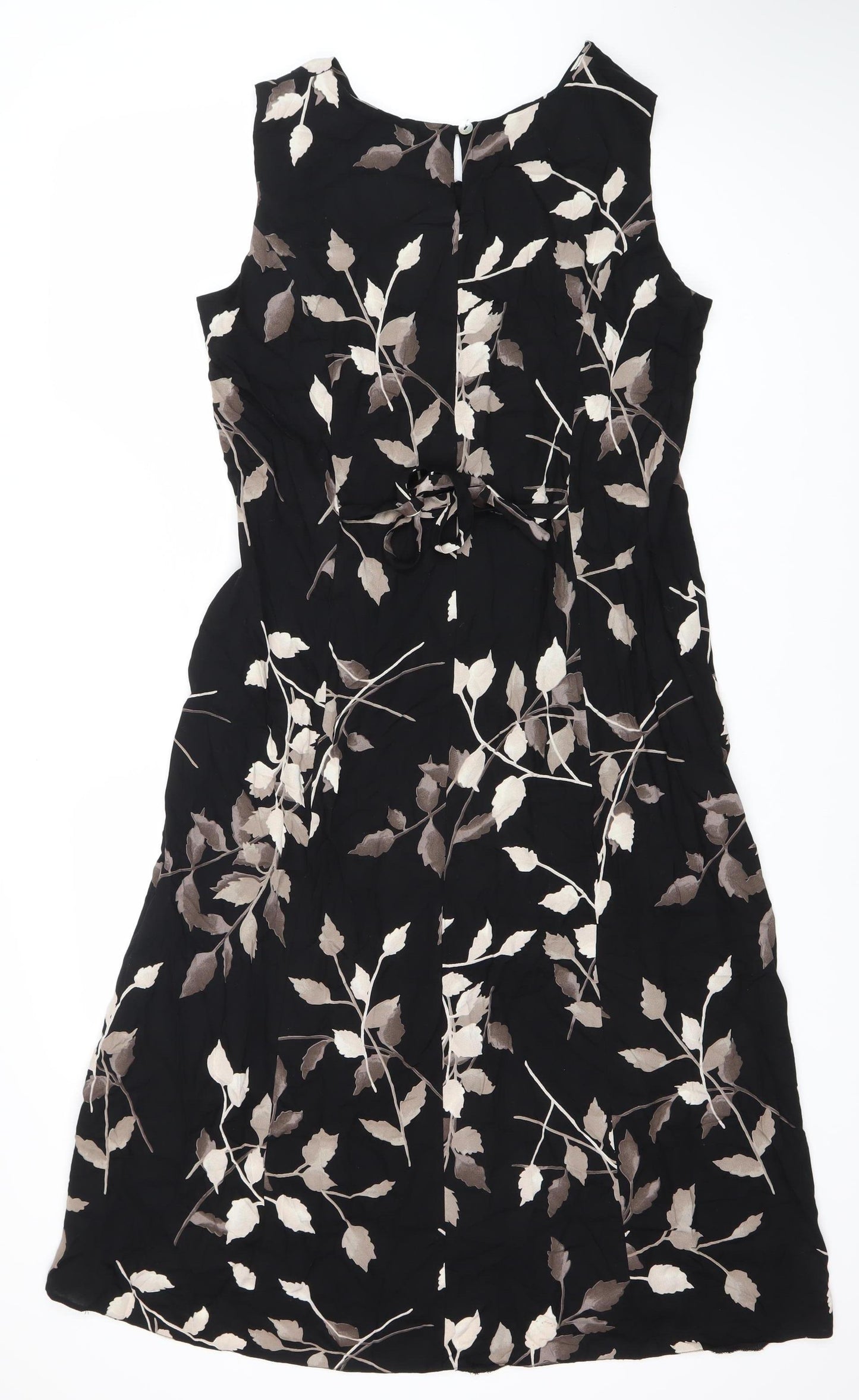 Modern Classics Women's Black Floral Dress Size 16