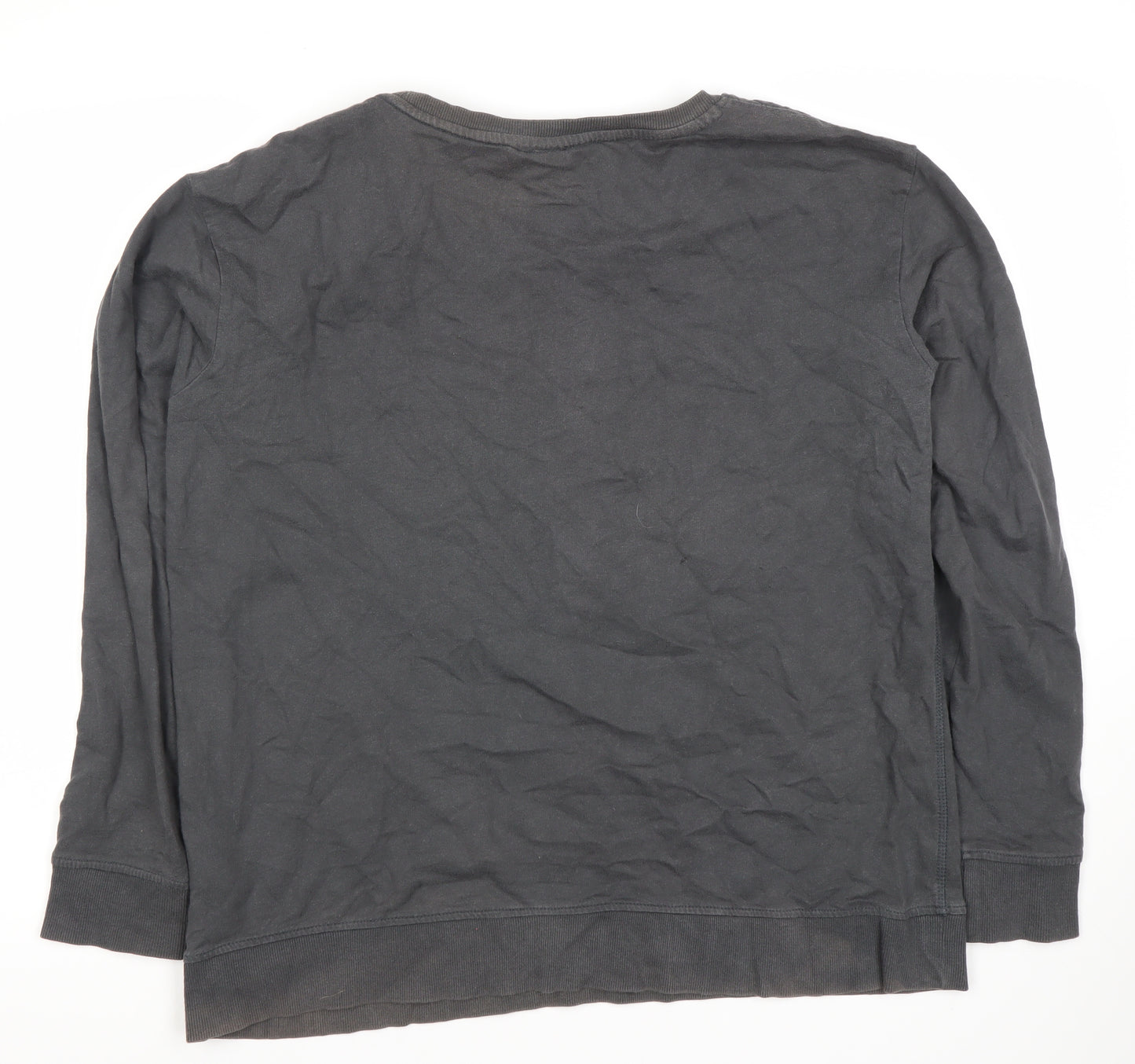 Only Women's Black M Pullover Sweatshirt, Beaded Accent