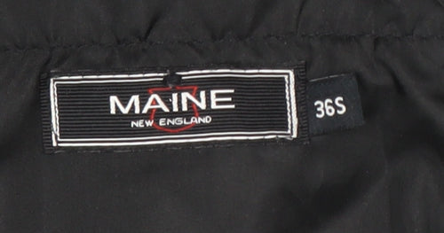 Maine New England Men’s Black Trousers 36S Polyester New