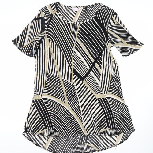 Ulipia Women's Multicoloured Geometric Blouse Size 14