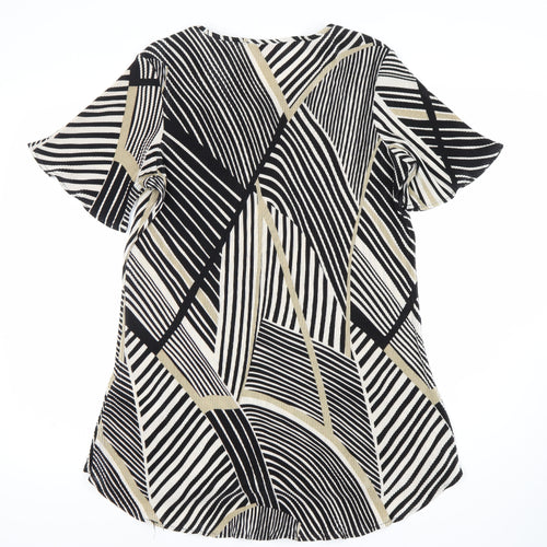 Ulipia Women's Multicoloured Geometric Blouse Size 14