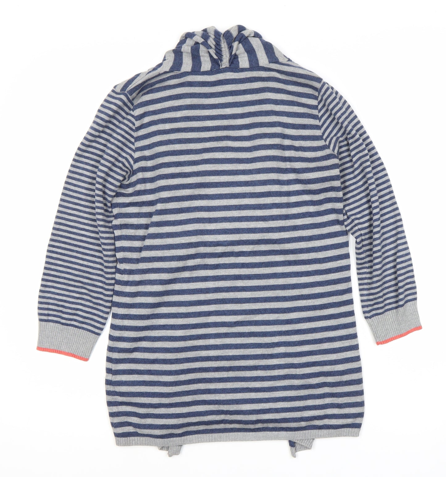 Marks and Spencer Women's Blue Striped Long Sleeve Top