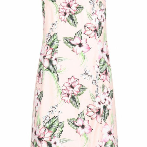 Marks and Spencer Women's Pink Floral Dress Size 14
