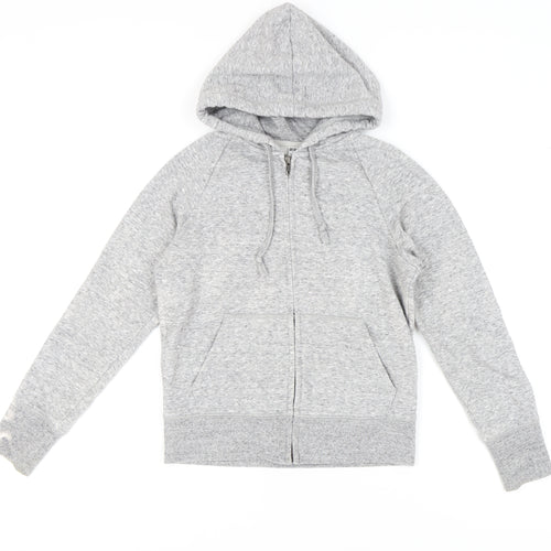 Uniqlo Grey Full Zip Hoodie Unisex Size S