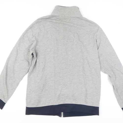Livergy Men's Grey Full Zip Sweatshirt M