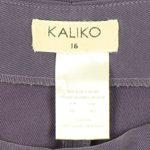 Kaliko Women's Purple Trousers Size 16