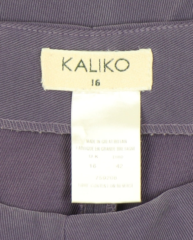Kaliko Women's Purple Trousers Size 16