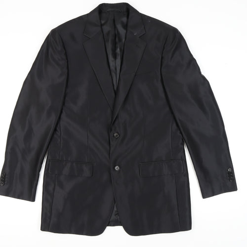 Pierre Cardin Men's Black Blazer, Size 40, Regular Fit