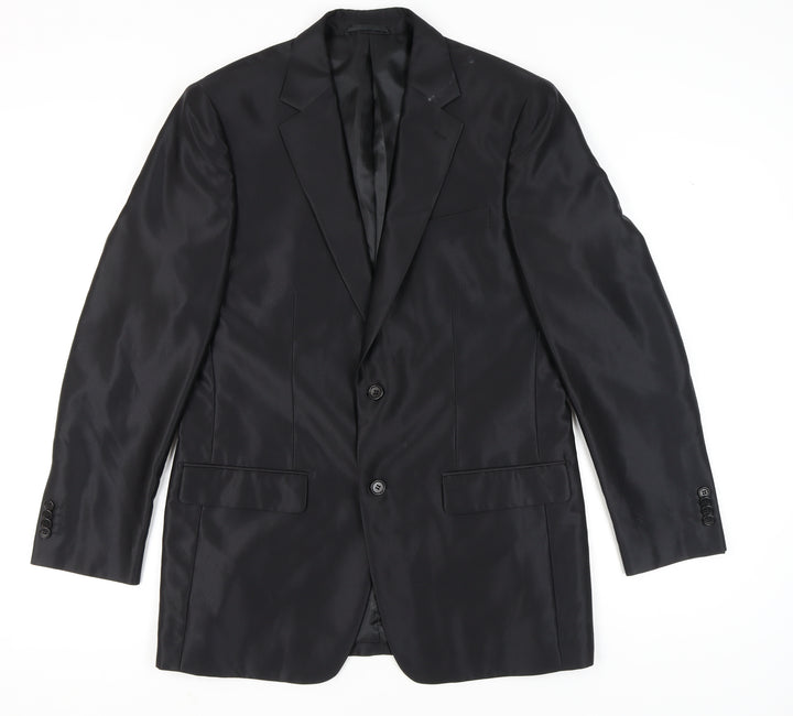 Pierre Cardin Men's Black Blazer, Size 40, Regular Fit