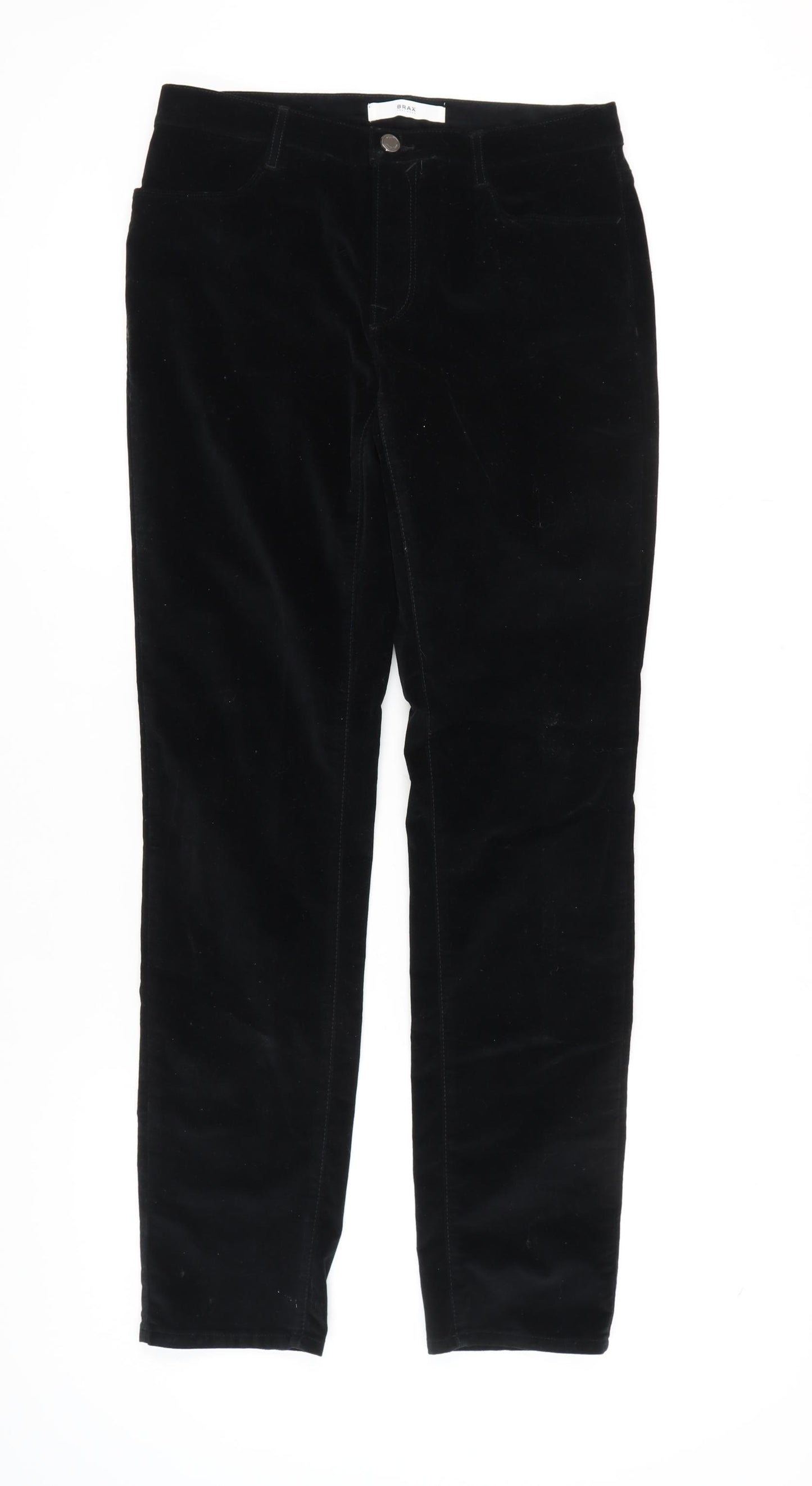 Brax Women's Black Trousers Size 12 Stylish New