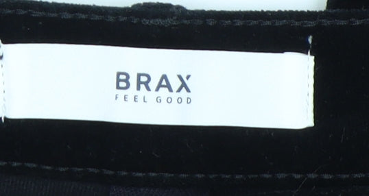 Brax Women's Black Trousers Size 12 Stylish New