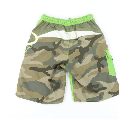 Animal Boys Green Cargo Shorts XS