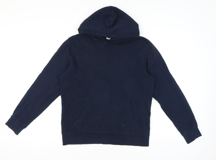 Jack & Jones Men’s Blue Hoodie, Size M, Pullover Style