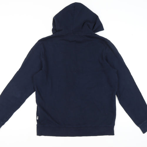 Jack & Jones Men’s Blue Hoodie, Size M, Pullover Style