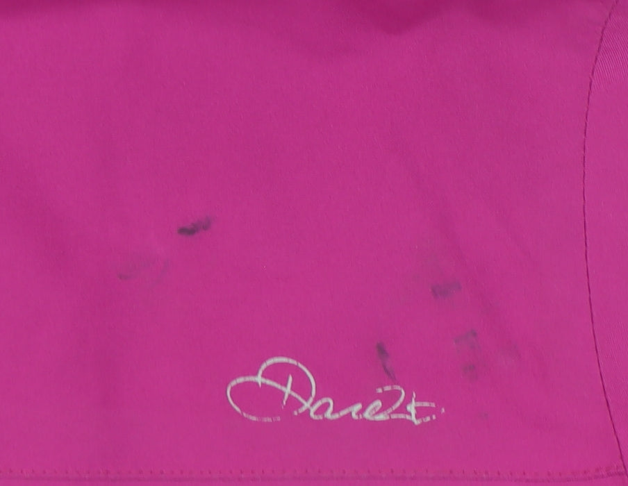 Dare 2b Girls Pink Hooded Waterproof Jacket Size 5-6