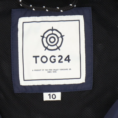 TOG24 Women's Blue Parka Jacket, Size 10