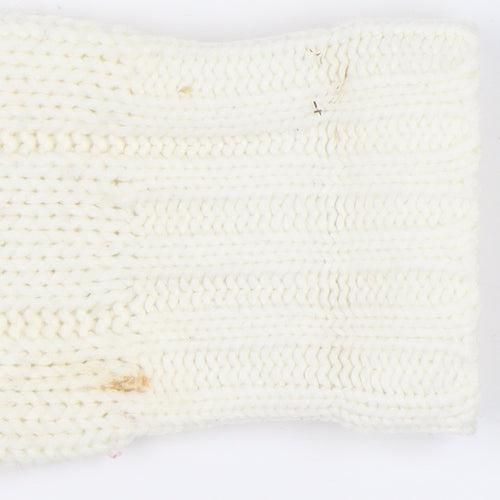 Slazenger Boys Ivory Cable-Knit Wool Pullover, 11-12 Years