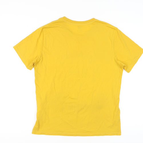 Levi's Men's Yellow Graphic Print T-Shirt M