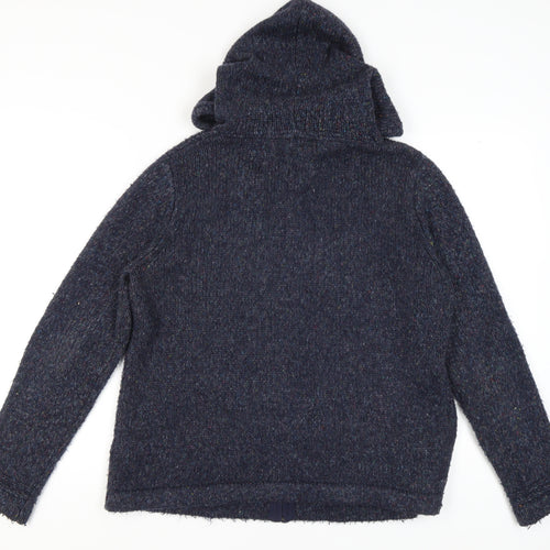 Fat Face Women's Blue Full Zip Hooded Jumper Size 18