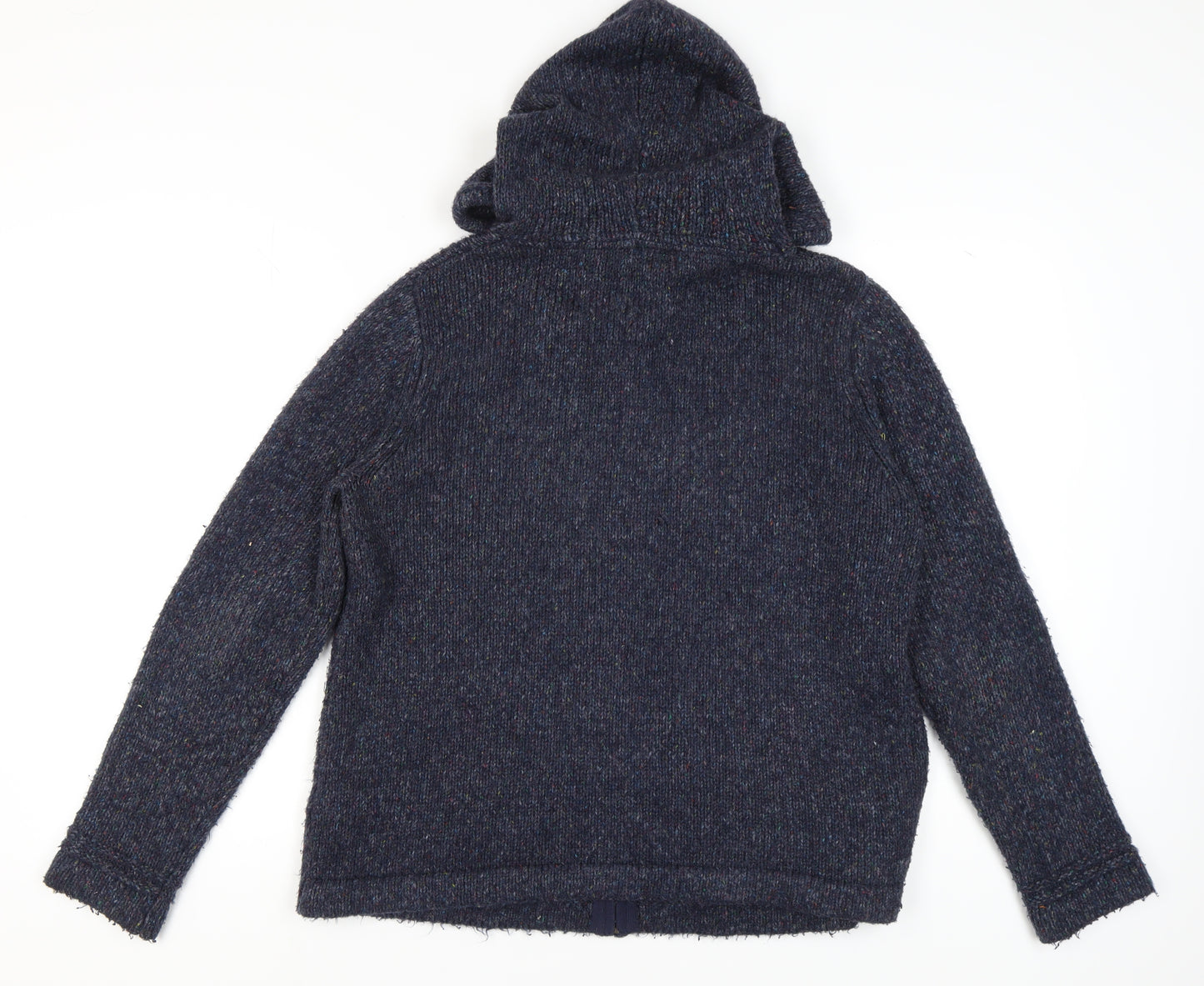 Fat Face Women's Blue Full Zip Hooded Jumper Size 18