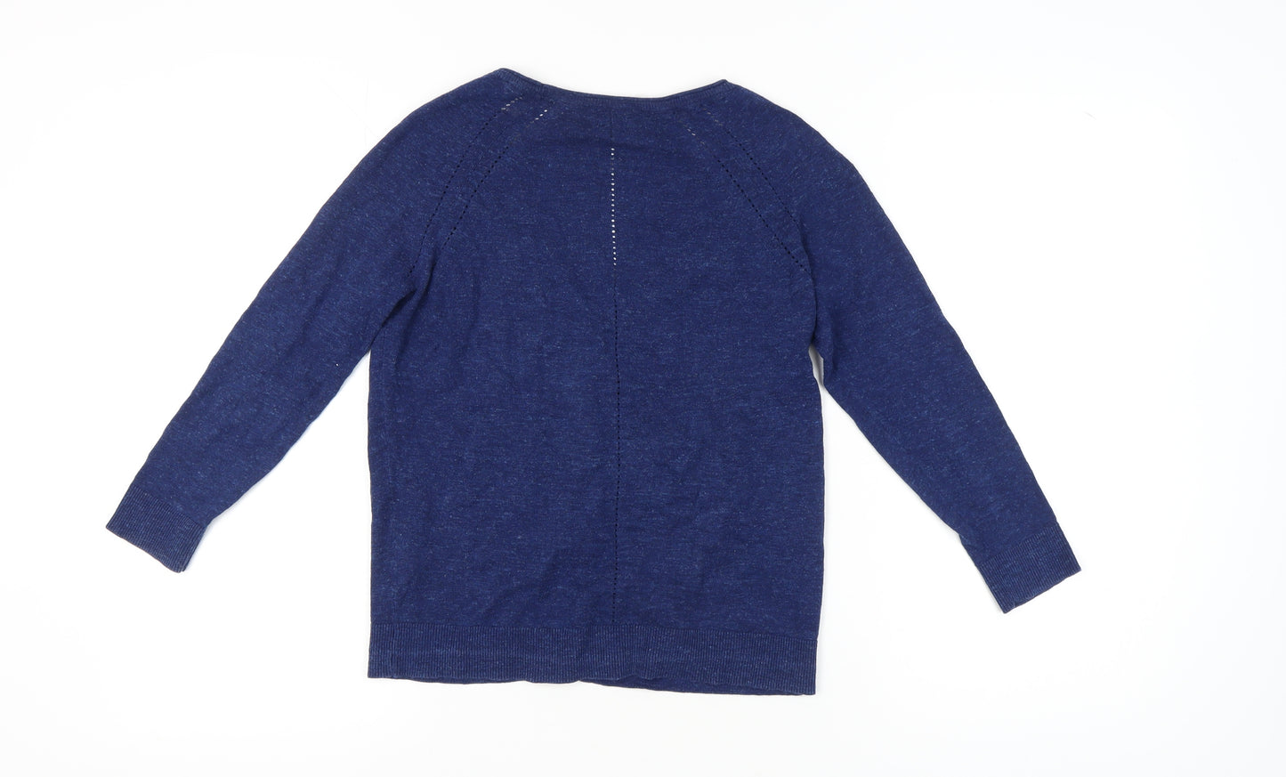 Fatface Women's Blue Cotton Cardigan, Size 10