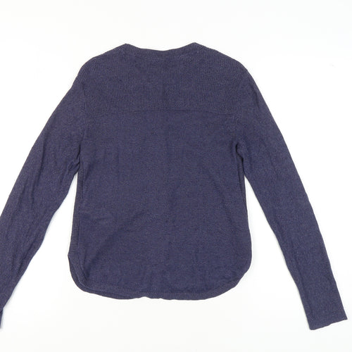 White Stuff Women's Blue Cardigan UK 8, Button Accents