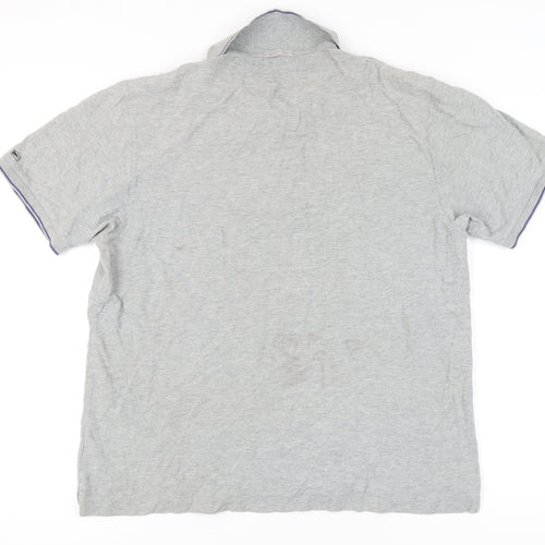 Marks and Spencer Men's Grey Polo Shirt M Golf